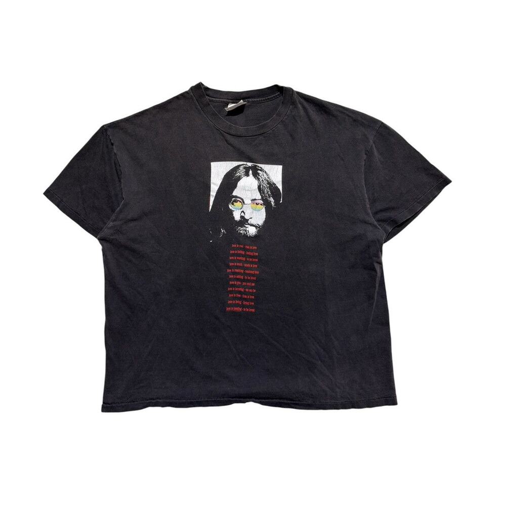 John lennon 1991 love is real vintage tee